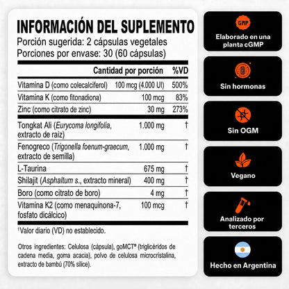 Alfamen® Recuperá tu energía, apoyá tu vitalidad masculina y volvé a verte firme